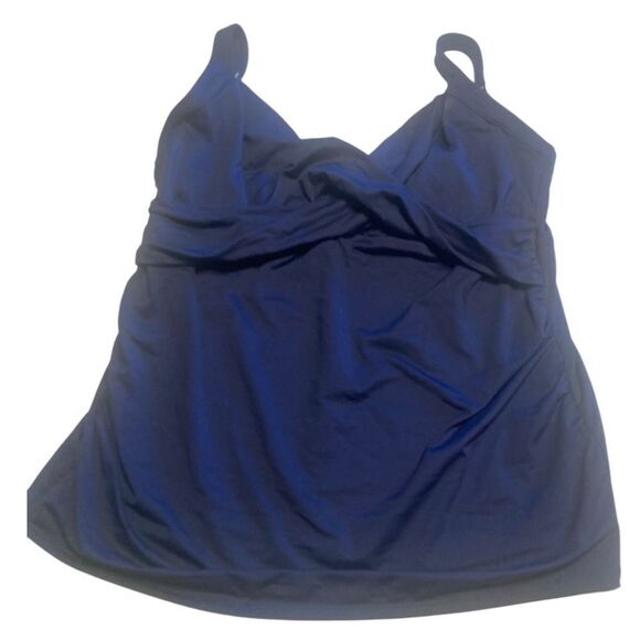Lands End Navy Blue Tankini - Picture 1 of 6